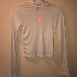 Mesh long sleeve forever 21